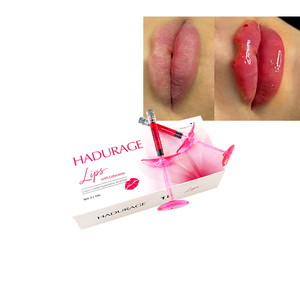 Produit de comblement cutané à marque privée Hadurage Red Lips Filler, <span class=keywords><strong>Acide</strong></span> <span class=keywords><strong>Hyaluronique</strong></span> avec B12, <span class=keywords><strong>Injection</strong></span> pour lèvres couleur naturelle, HA injectable, Faible MOQ - Product Image 1