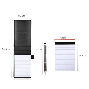 Agenda portable multifonction en cuir PU A7, mini poche, bureau, mémo, couverture rigide, porte-stylo, impression UV, planification quotidienne - Product Image 2