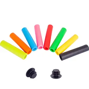 130 MM ultra leve absorção de choque antiderrapante NBR espuma PVC macio bicicleta alça bar tampa bicicleta grip guiador protetor