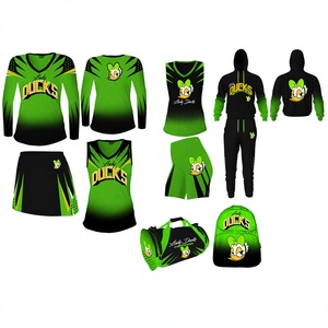 Vente flash, prix bas, uniforme de cheerleading pour adultes, matière spandex/polyester, haute qualité, respirant et confortable, personnalisable - Product Image 1