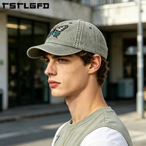 Gorra de Béisbol de 6 Paneles de Algodón Lavado con Logotipo Personalizado, Gorra de Papá con Bordado Desgastado al por Mayor, Fabricante de Gorras Vintage - Product Image 5