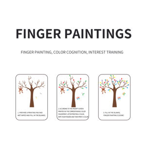 Zhorya enfants graffiti <span class=keywords><strong>aquarelle</strong></span> peinture livre d'activités non toxique lavable jouets éducatifs ensemble de peinture au doigt pour les enfants - Product Image 5