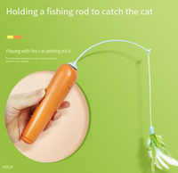 Jouet interactif automatique rotatif pour chat en plastique ABS écologique avec clochette et piste de balle pour chatons d'intérieur