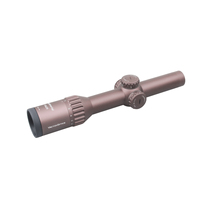 Lunette de tir tactique Vector Optics Continental X6 1-6x24 FDE BDC LPVO, en alliage d'aluminium, monocylindre 30 mm, pour la chasse