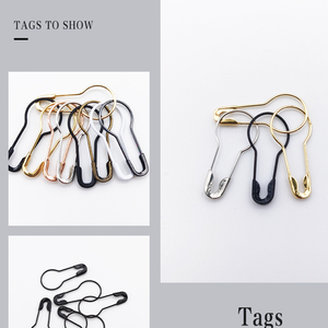 Chuỗi may mặc 22mm treo tag bầu an toàn <span class=keywords><strong>Pin</strong></span> lê hình an toàn <span class=keywords><strong>Pin</strong></span> - Product Image 6