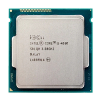 Processeur Core I5 d'origine utilisé I5 4690 CPU de bureau marque Core I3 I5 I7 10th 12th CPU de jeu 10400F 12400F Processeur de marque