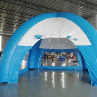 Tente dôme gonflable personnalisée, imprimée numériquement en couleur, imperméable, à 4 pieds, pour événements, course sportive, salon professionnel, publicité