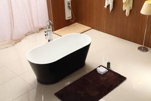 62 Zoll Günstige Acryl Oval Einweichen Kleine Plastik badewanne - Product Image 6