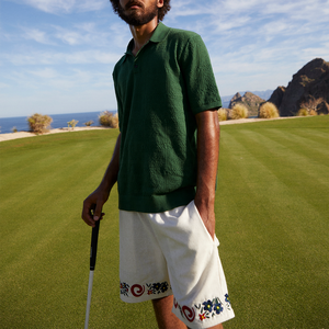 Polo de golf de haute qualité pour hommes Impression par transfert thermique à séchage rapide, respirant et léger Logo - Product Image 1