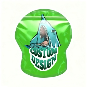 Tùy chỉnh in <span class=keywords><strong>resealable</strong></span> Ziplock nhôm thực phẩm chết cắt túi mùi bằng chứng đứng lên túi 3.5g bao bì nhựa Mylar Túi - Product Image 1