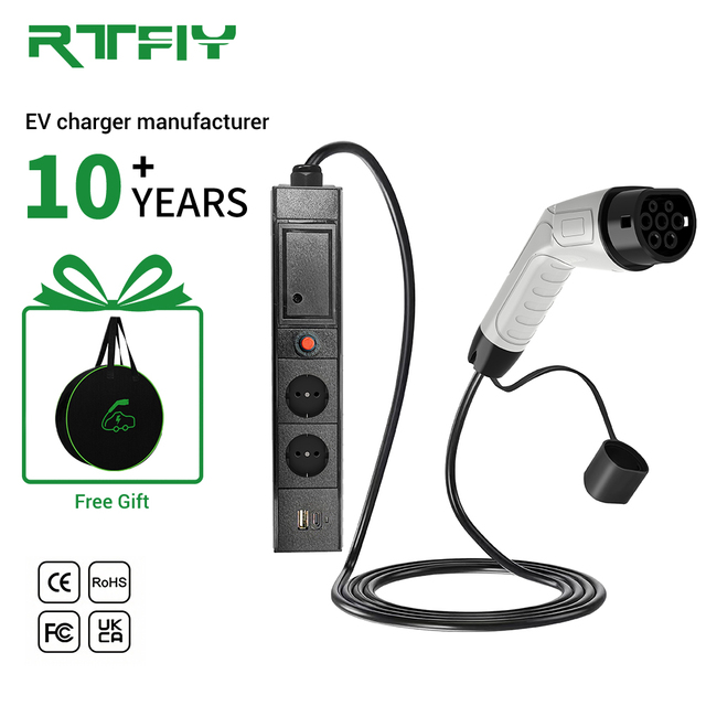 3.5kw 16A V2L Adapter Cable 5M EV Type 2 Discharge Vehicle to Load Getting Electricity From Car