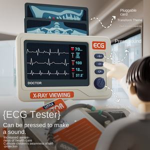 Jouet de médecin dentaire en plastique pour enfants pour le jeu à domicile Stéthoscope d'injection d'extraction de dents de simulation médicale pour les jeunes patients - Product Image 2