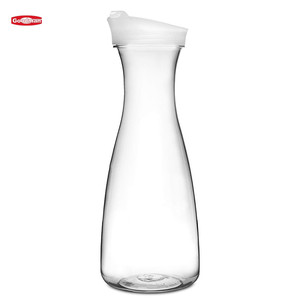 Petite cruche <span class=keywords><strong>de</strong></span> Service transparente pour <span class=keywords><strong>Restaurant</strong></span> cafétéria PC matériel décanteur <span class=keywords><strong>de</strong></span> <span class=keywords><strong>vin</strong></span> versant boisson Carafe <span class=keywords><strong>pichet</strong></span> en verre à eau - Product Image 2
