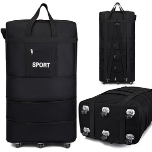 Borsa <span class=keywords><strong>da</strong></span> Viaggio Espandibile con Ruote Girevoli, <span class=keywords><strong>Valigia</strong></span> Pieghevole per Traslochi e Bagaglio a Mano per Compagnie Aeree - Product Image 2