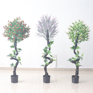 Plantes artificielles grimpantes à épines - Fausses vignes pour décoration intérieure et extérieure - Directement de l'usine - Product Image 4