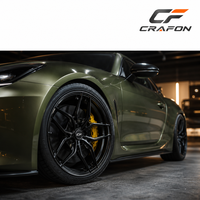 Jantes forgées CF Matte Bronze 20 21 22 pouces 5*130 PCD compatibles avec Porsche Taycan Sport Turismo usinées sur mesure ODM