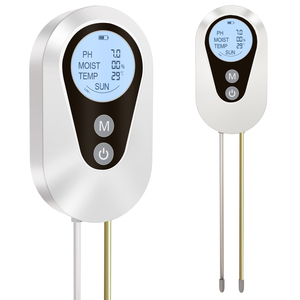 Testeur de sol vert, testeur de pH numérique, analyseur d'humidité, mesureur de lumière des plantes, testeur de l'état du sol de la pelouse, outil de jardinage - Product Image 2