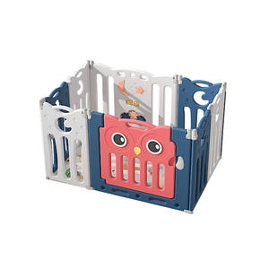 Nouveau Design de clôture de cour de <span class=keywords><strong>jeu</strong></span> de couleur personnalisée, clôture en plastique pliable pour enfants, parc de sécurité amusant pour bébé - Product Image 3