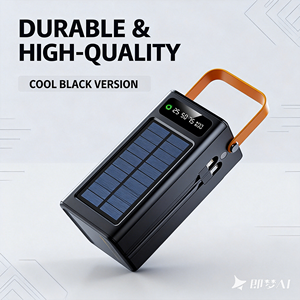 HengQaio HT-DX185 Sangle de main 50000mAh LiFePO4 Lampe torche LED <span class=keywords><strong>Batterie</strong></span> <span class=keywords><strong>externe</strong></span> avec charge rapide PD et onde sinusoïdale pure Type C - Product Image 1