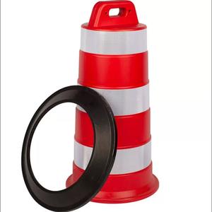 Barreras de tambor de Seguridad de Tráfico de plástico portátiles al por mayor - Product Image 2