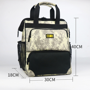Factory OEM Waterproof Oxford Tool <b>Backpack</b> Heavy Duty Tool Kit Carrier Adjustable Straps Padded Handle for Electrician Plumber - Product Image 1