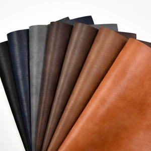 Wholesale 0.65MM Hot Stamping Custom Logo Embossed Oil Synthetic <strong>Leather</strong> Color Change <strong>Leather</strong> <strong>PU</strong> <strong>Leather</strong> for Notebook / Labels - Product Image 1