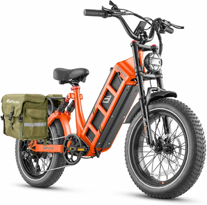 Prix de gros eAhora Juliet Vélo de plage rétro 20 pouces à pneus larges, Vélo électrique vintage, Fatbike sport vintage, Stock UE - Product Image 2