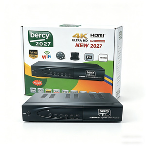 กล่องรับสัญญาณทีวีดิจิตอล T2 S2 COMBO รุ่น Metal Case พร้อมเซ็นเซอร์ IR รองรับ YouTube H.264 CCcam PVR สำหรับตลาดแอฟริกา - Product Image 1