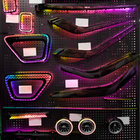 Pour Mahindra XUV 700 : Éclairage d'ambiance LED pour voiture, lampes LED pour intérieur automobile, éclairage d'ambiance LED pour l'intérieur des véhicules