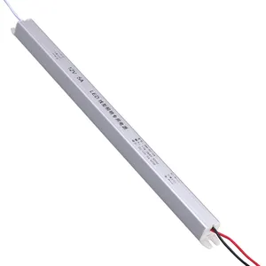 Ultrathin הוביל אספקת כוח החלפת 12v 24v 18w-72w רזה בר אור תיבת תאורה ליניארי ac כדי dc לספק כוח