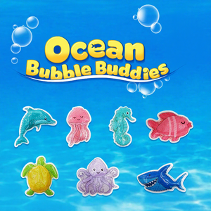 Gran oferta, juguetes blandos rellenos de Orbeeze, Serie de animales marinos para apretar, Delfín, medusas, caballito de mar, Tortuga, pez tiburón - Product Image 1