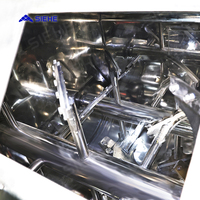 Mélangeur horizontal à haute efficacité de 500 L pour poudres (plastique, alimentaire, produits chimiques, aliments pour animaux) avec séchage et entraînement par moteur, sans gravité