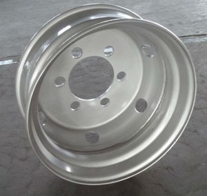 กระทะล้ออลูมิเนียมขนาด 19.5x6.00 สำหรับยางรถบรรทุกขนาด 215/75R19.5 - Product Image 4