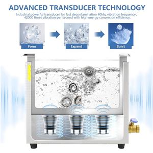 Machine de nettoyage à ultrasons numérique 1300ml <span class=keywords><strong>lunettes</strong></span> de bijoux à ultrasons nettoyant dentaire <span class=keywords><strong>bain</strong></span> à ultrasons - Product Image 5