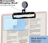 Carpeta de Archivo con Clip para Colgar, Impermeable, de Material PP, Tamaño A4, para Oficina y Escuela