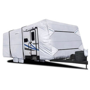 Remorque de voyage robuste Housse de voiture étanche et résistante aux UV Tissu Oxford de haute qualité Durable et résistant aux rayures - Product Image 1