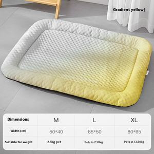 Sommer Haustier Kühl matte Solid Pattern Ice Silk Hunde bett und Katzen bett Großhandel Fabrik Cross-Border <span class=keywords><strong>Pet</strong></span> Ice <span class=keywords><strong>Pad</strong></span> - Product Image 6