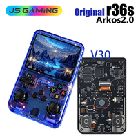 Console de Jeu Portable 2026 R36s Arkos 2.0 Gaming Max J36 Ultra Plus Pro avec Joysticks pour PSP, PS, PS1 Rétro - RS 5