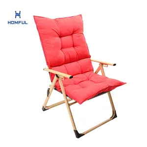 HOMFUL bulut ipek yüzey kayın katlanabilir kol dayama çelik katlanır sandalye açık kamp sandalyesi
