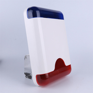 Sirena estroboscópica de fuego con cable para el hogar de 110 Db personalizada, advertencia de luz roja, alarma de sirena estroboscópica montada en la pared - Product Image 4