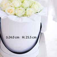 Cadeaux de Saint Valentin les plus vendus cadeaux de fantaisie boîte à fleurs en or rose éternelle naturelle préservée vraie rose dans une boîte cadeau