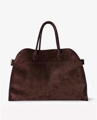 หัวเข็มขัดสีทองกำมะหยี่ผิวกวางขนาดใหญ่สีกาแฟ