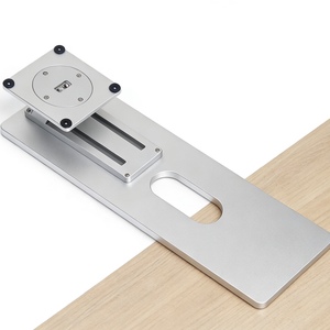 Support de montage en aluminium OEM personnalisé, usinage CNC, fabricant pour pièces d'assemblage d'équipements d'automatisation industrielle - Product Image 4