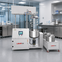 Mélangeur à crème sous vide en acier inoxydable industriel avec agitateur et chauffage pour crèmes, pâtes chimiques et cosmétiques