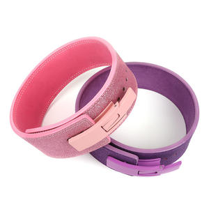 Cinturón de levantamiento de pesas de cuero con hebilla de palanca para fitness y sentadillas, soporte lumbar, logotipo personalizado, 2025, para dropshipping - Product Image 1