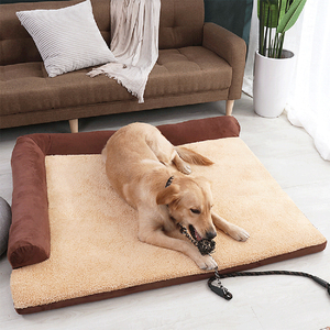 Cama clásica de alta calidad para mascotas, cómoda cama rectangular lavable para mascotas con algodón transpirable firme para gatos, perros - Product Image 5