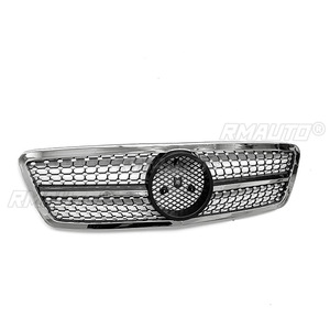 Grille de pare-chocs avant pour Mercedes-Benz Classe C W203 C200 C240 C280 C320 2001 2002 2003 2004 2005 2006 2007 - Product Image 3