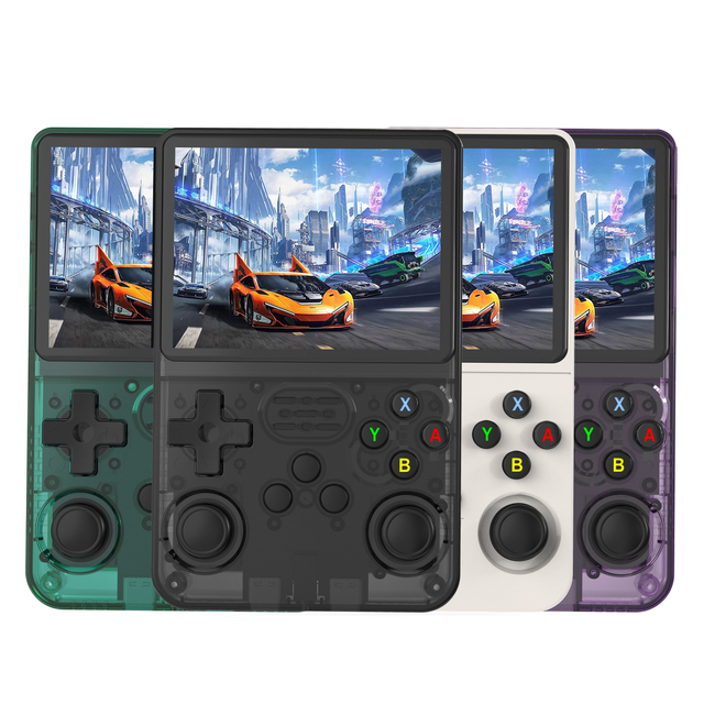 GAMINJA 2025 Arkos Air R36S Plus PS 128GB Retro Game Console Mini Portable Video Handheld Game Players with Wi-Fi Communication