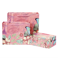 Sac cadeau en papier écologique papillon, 1 pièce, oiseau, fleur, promotion de mariage, sac en tissu