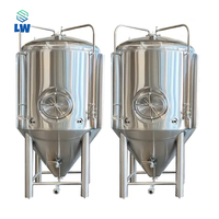 Système de brassage 500l 1000l 2000l Réservoir de bière artisanale Sus Tun à mâcher chauffant électrique